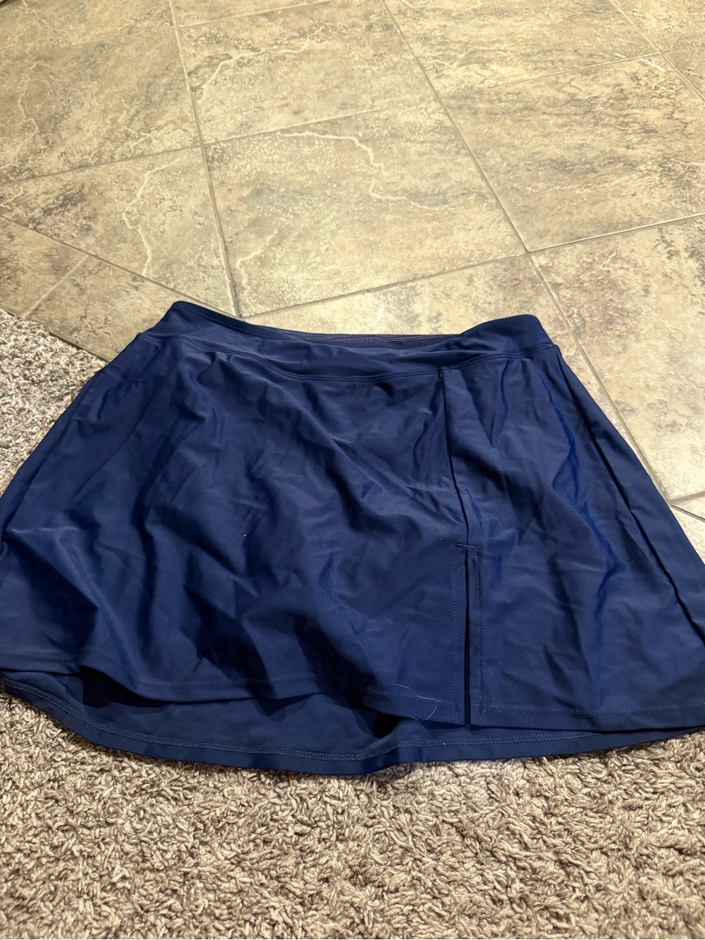🎂Lands' End Navy swim Skirt